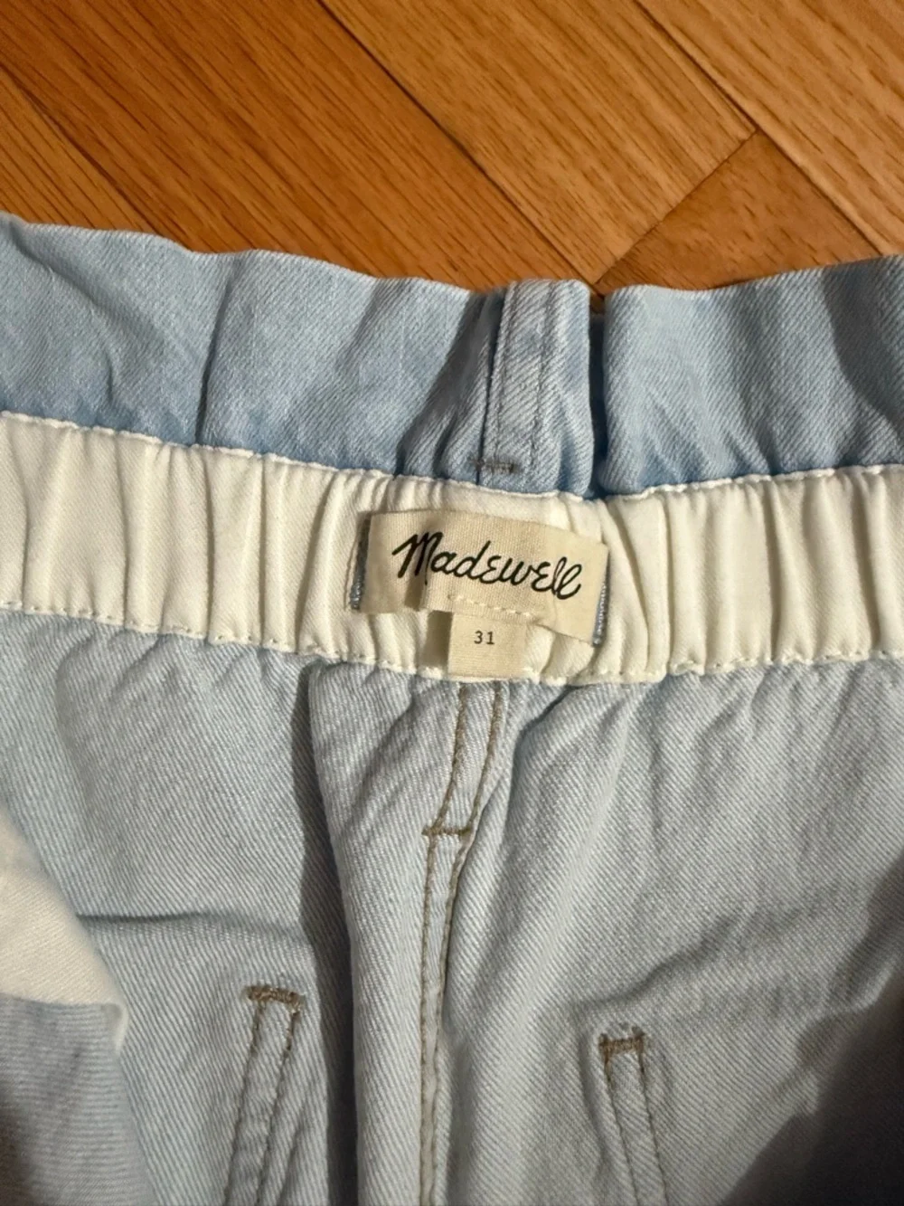 Madewell NWOT❗️Paperwaist Classic Straight Jeans in Broomfield Wash - Picture 10 of 13